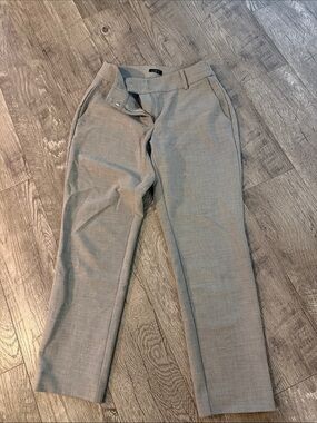 LOFT Light Gray Julie Tailored Pants